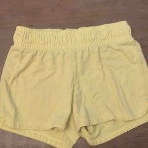 Yellow shorts from target